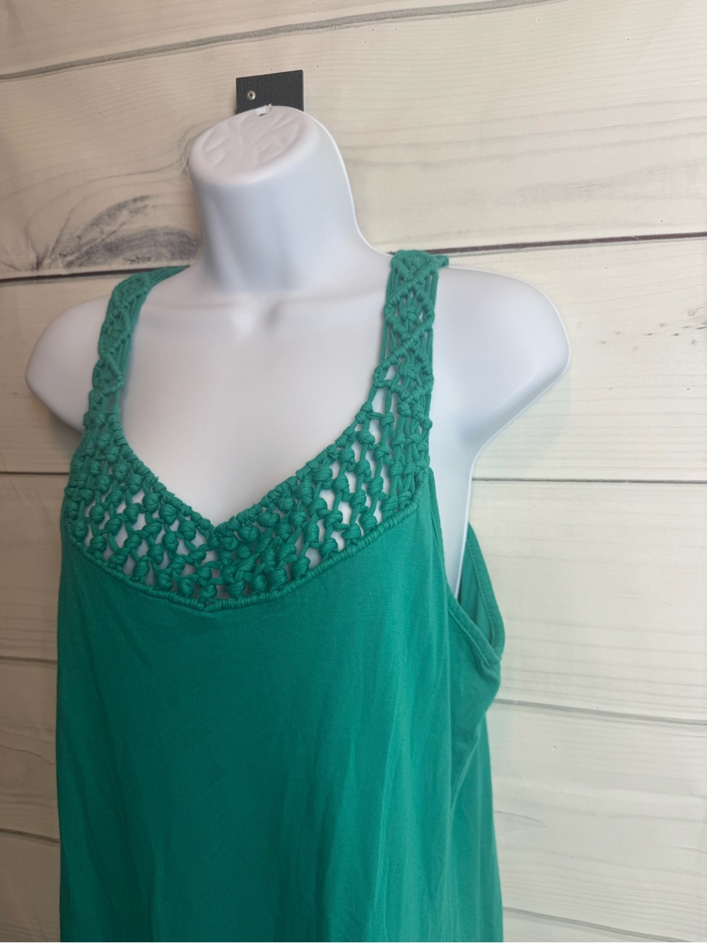 Maurices knotted green Tank Top
